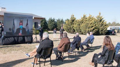 Schiaretti participó de la habilitación de una obra vial en Serrano