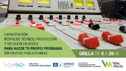 Radio Tecnoteca invita a la comunidad a sumarse con su propio programa