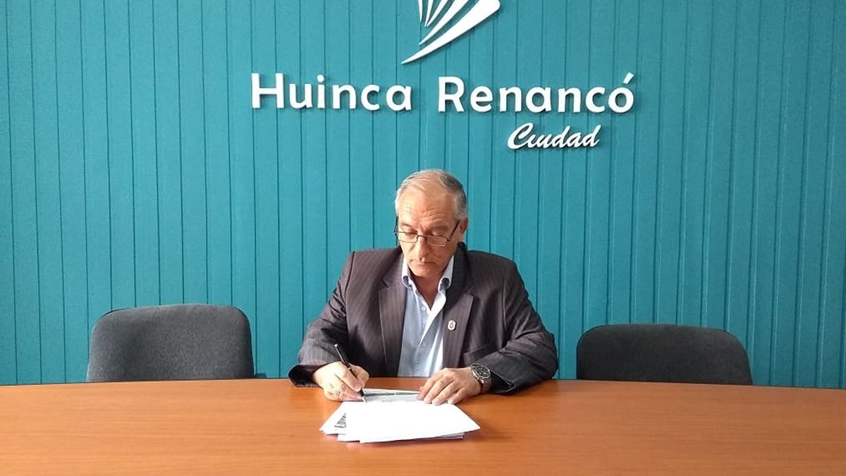 El intendente de Huinca Renancó