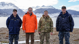 El Gobierno inició el proyecto en medio de la renovada tensión con Gran Bretaña por la soberanía de las Islas Malvinas.