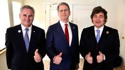 milei y quirno se reunieron con el secretario del tesoro de ee.uu., scott bessent