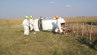 Una victima fatal en un accidente en la ruta 35