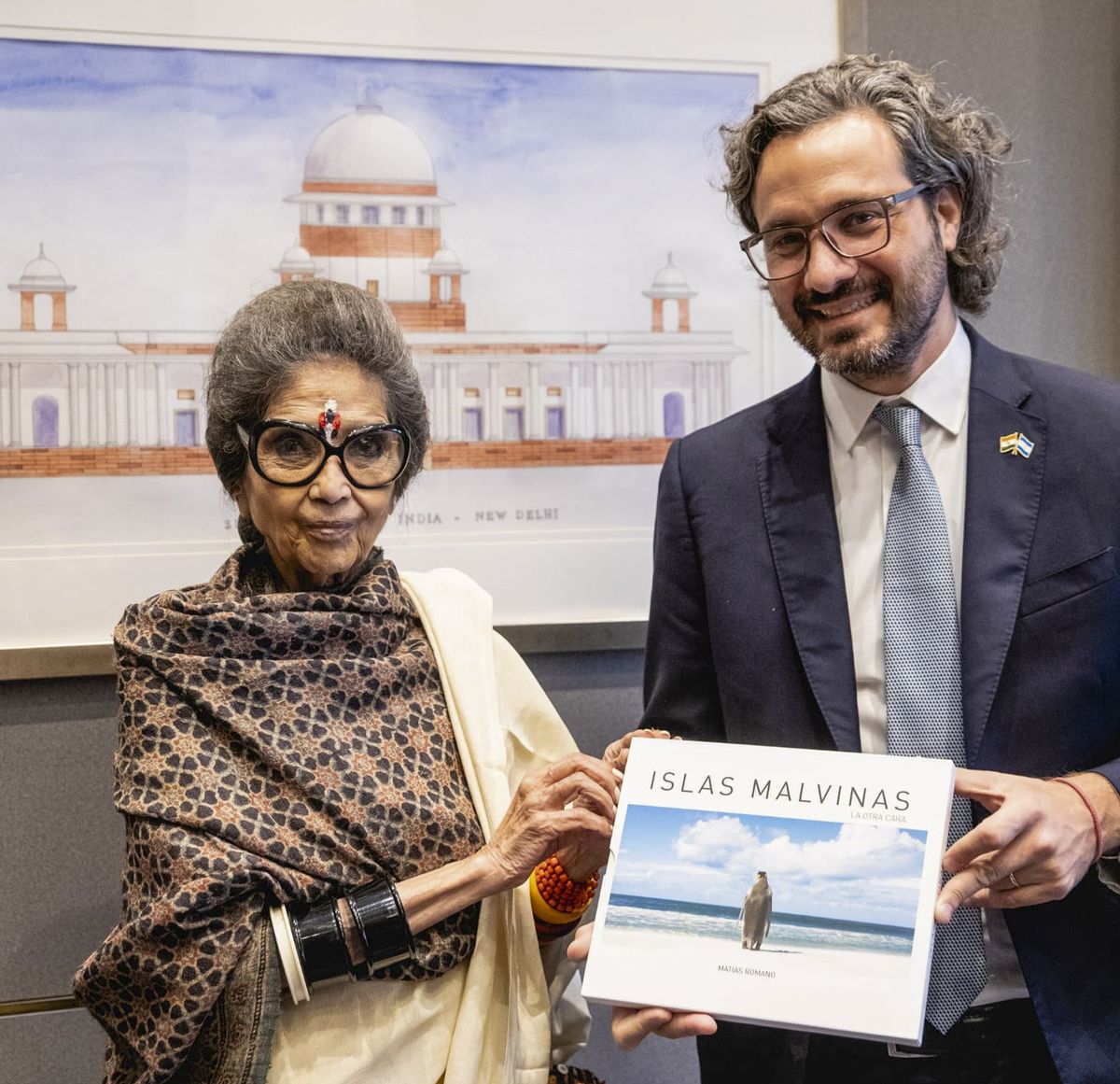 Cafiero lanzó en India una Comisión para el Diálogo por Malvinas