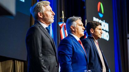 Llaryora, Pullaro y Frigerio reclamaron