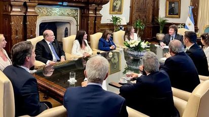 Milei reunió a su gabinete nacional en la Casa de Gobierno
