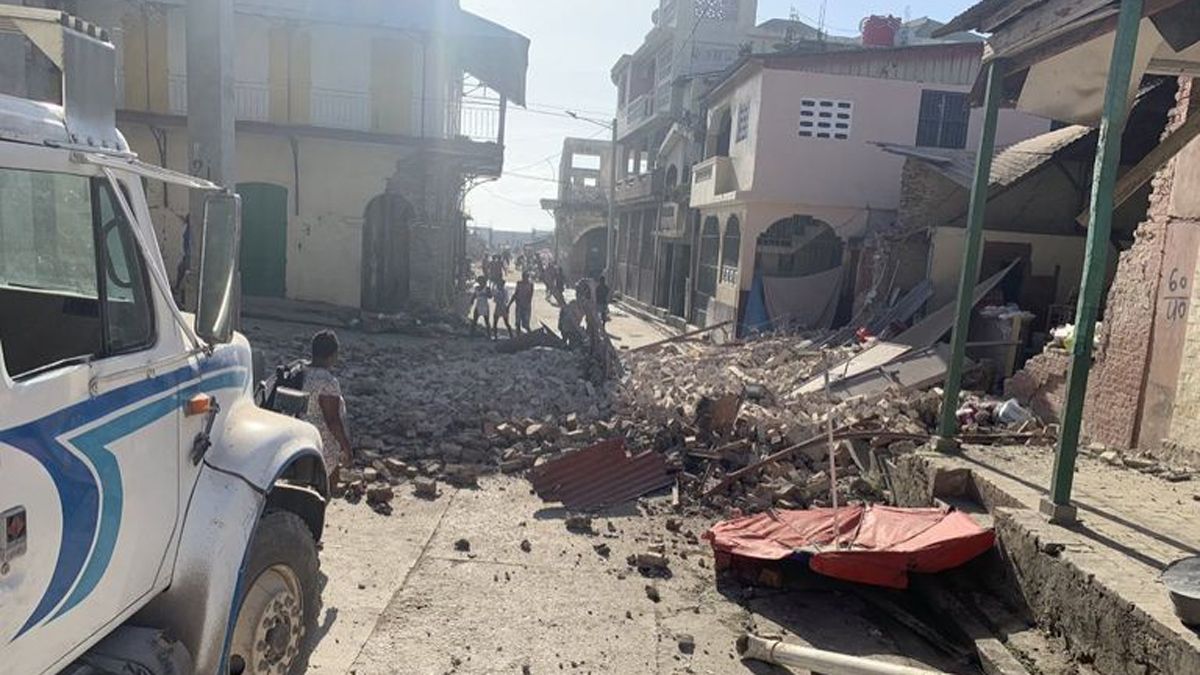 Haití fue castigado por otro sismo devastador.