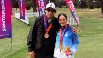 La riocuartense Ana Giuliano se subió al podio y ganó dos medallas en los Juegos Suramericanos
