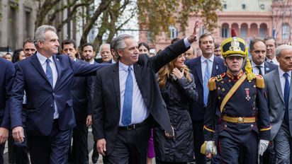 Alberto Fernández negó estar molesto por no haber sido invitado al acto de Cristina
