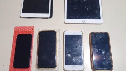 Secuestran cuatro celulares y dos tablets por robos callejeros