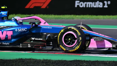 Colapinto cerró noveno en la primera práctica del Gran Premio de Italia