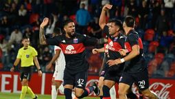 El festejo de los jugadores de Tigre ante América de Cali, por la Copa Sudamericana