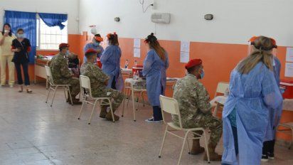 Realizan el primer simulacro de funcionamiento de un centro de vacunación Covid-19 en Córdoba