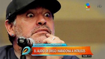 El audio explosivo de Maradona contra Claudia Villafañe