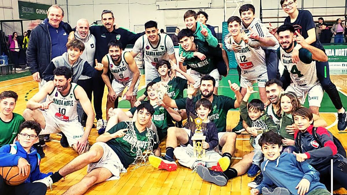 Banda Norte se consagró campeón del Apertura de la Asociación Riocuartense el domingo al vencer a Sporting.Premsa Banda Norte