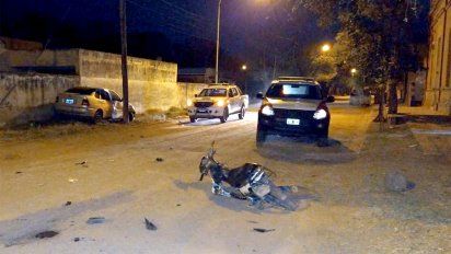 Un motociclista, con heridas graves tras un choque en Coronel Moldes