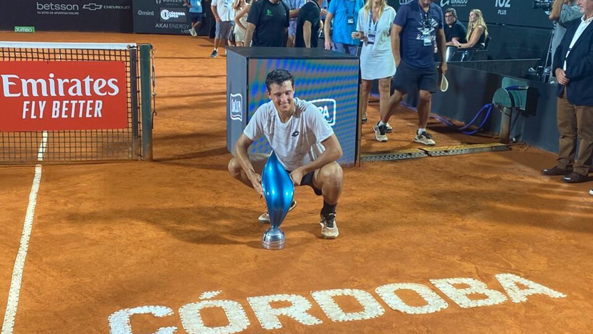 Luciano Darderis, el último ganador del Córdoba Open, el ATP 250 que dejará de jugarse a partir de 2025