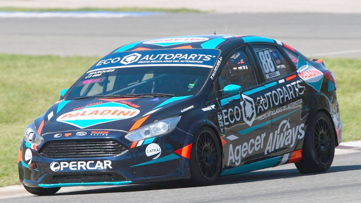 El riocuartense Facundo Maques clasificó 11º en la Clase 3 del TN-Apat en el autódromo Parque Ciudad de Río Cuarto