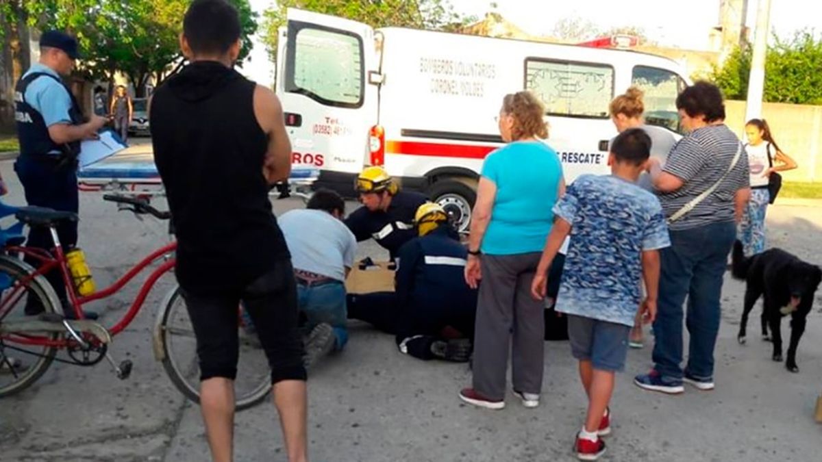 Una embarazada fue hospitalizada tras un choque en Moldes