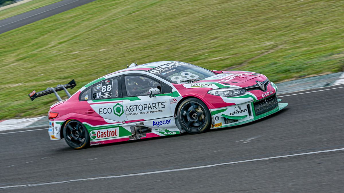 Facundo Marques con problemas en el push to pass finalizó sexto en Paraná