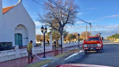 En Las Vertientes, la comunidad rinde homenaje a Santa Rosa