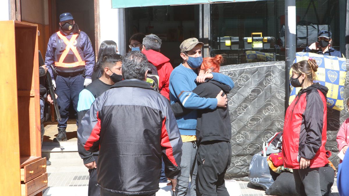 El operativo se llevó a cabo en bulevar Roca al 400.