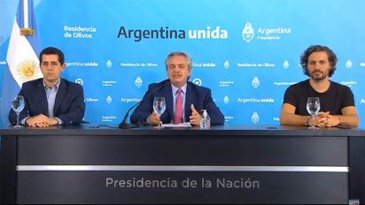 Alberto Fernández anunció la extensión de la cuarentena
