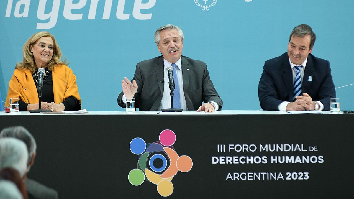El presidente Alberto Fernández rechazó las críticas de la vicepresidenta.