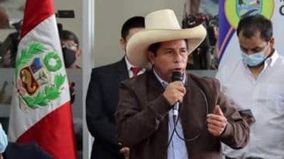 Pedro Castillo fue proclamado como presidente electo de Perú
