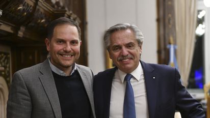 Fernández recibió a Gill en Casa Rosada