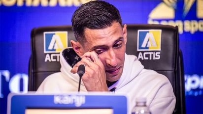 Entre lágrimas, Ángel Di María es presentado en Rosario Central: 