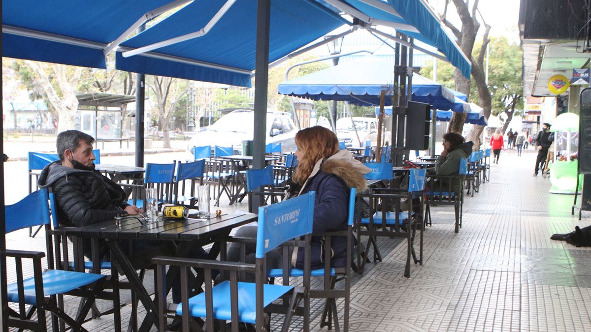 Los locales gastronómicos se prepararon para recibir a los amigos.