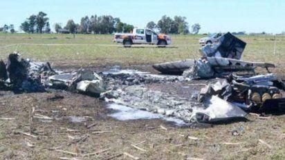 Cinco muertos al estrellarse una avioneta en La Pampa