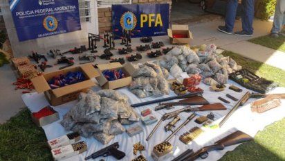 La Policía Federal allanó una armería de Marcos Juárez