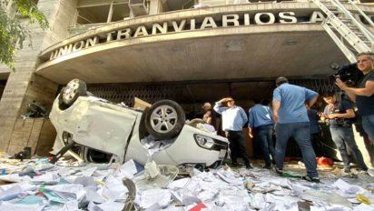 Violentos incidentes en la sede de la UTA: hubo destrozos y heridos