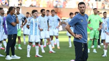 Lionel Scaloni, al frente de una Selección Argentina que ya no tendrá a Lionel Messi.