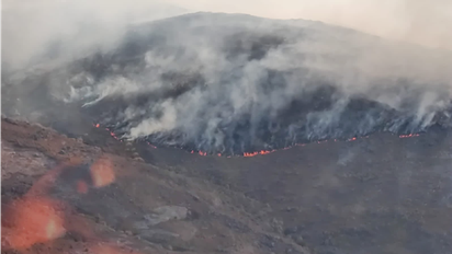 Bomberos contuvieron el incendio de Potrero de Garay