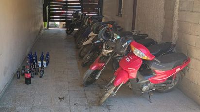 Fiesta del Agua en Alpa Corral: detienen a 20 jóvenes y secuestran 15 motos, drogas y armas