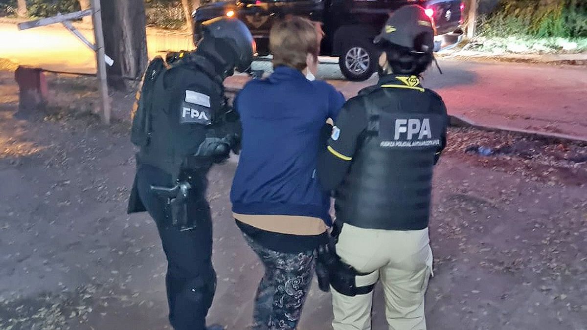 La mujer de 62 años detenida en Villa del Dique por venta de drogas.