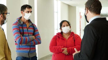 En Tribunales, familiares de Danae se reunieron con el fiscal Di Santo