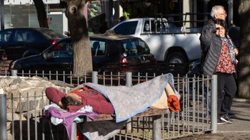 Frío: se duplicó la cantidad de personas en situación de calle