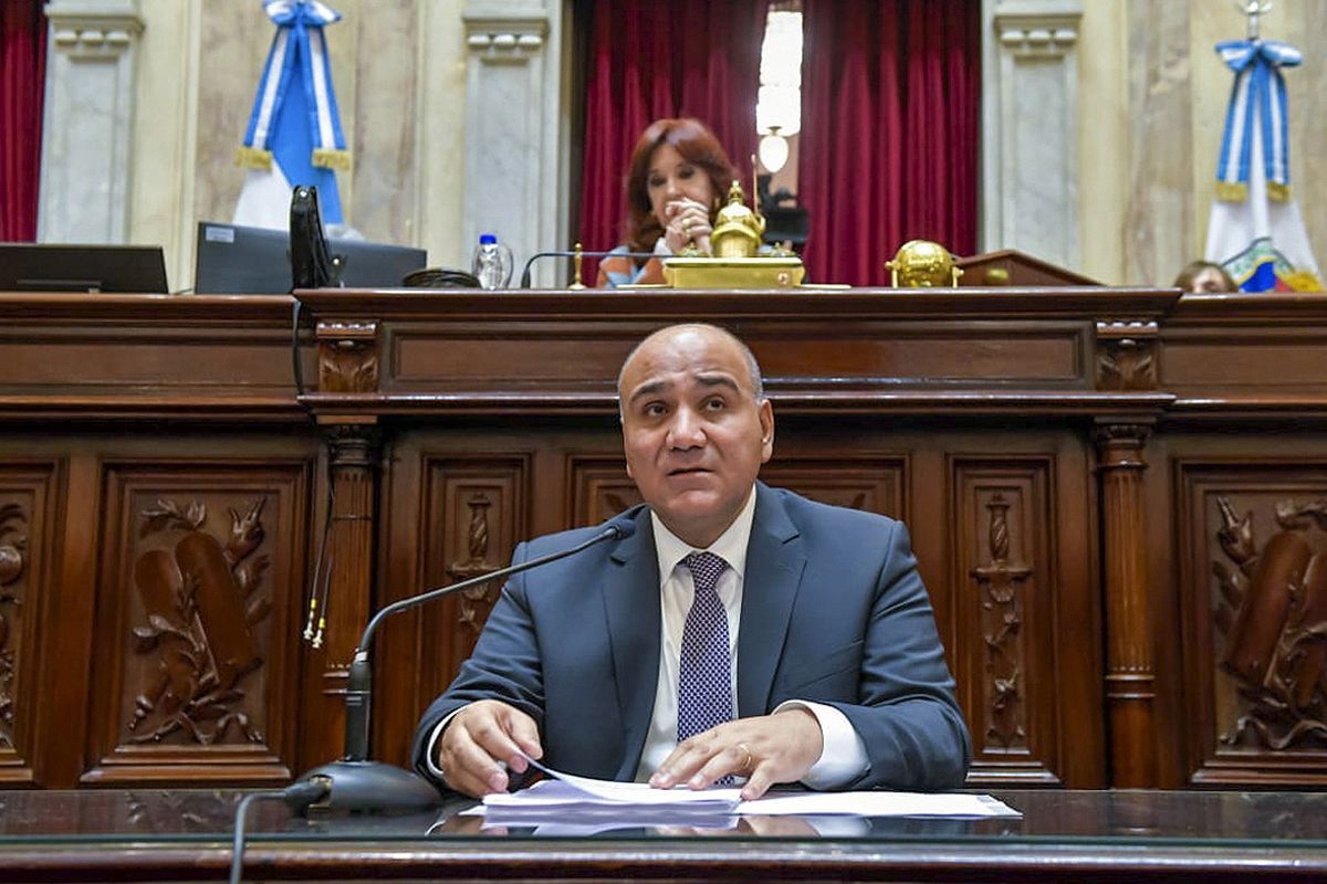 El jefe de Gabinete brindó ayer su primer informe en el Senado; previamente fue recibido por Cristina Fernández de Kirchner.