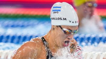 La riocuartense Macarena Ceballos sumó otro oro en los Suramericanos, se quedó con los 200 metros pecho. Foto: fotografiasbraicovich
