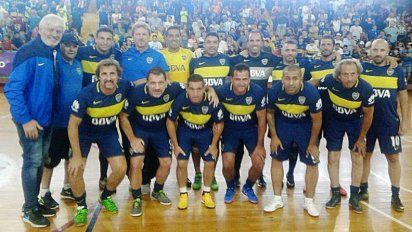 Las glorias de Boca y Bochini en el festejo del 83° Aniversario de San Lorenzo