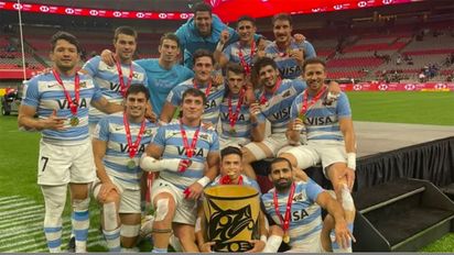Los Pumas coronan el Seven de Hamilton con una victoria épica ante los All Blacks