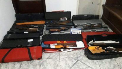 Participaban de un torneo de tiro y terminaron aprehendidos