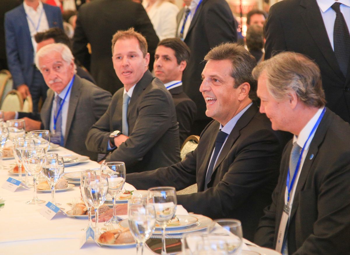 Massa asistió a un encuentro del Consejo Interamericano de Comercio y Producción.
