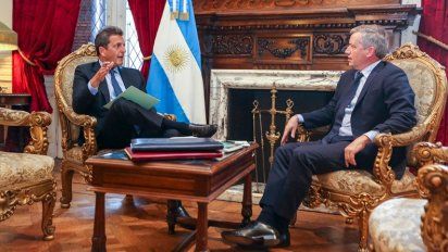 Reunión entre Monzó y Massa por la transición en Diputados