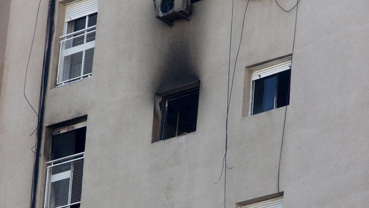 El fuego provocó sólo pérdidas materiales.