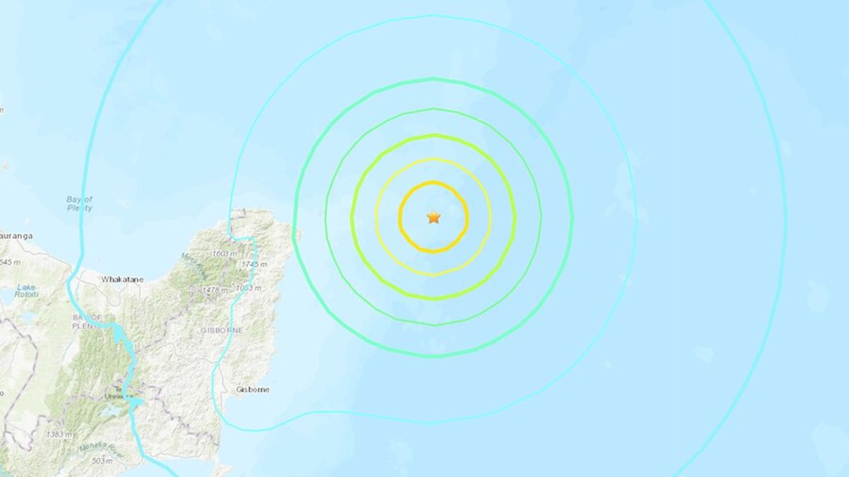 El sismo tuvo epicentro en las islas de Kermadec en Nueva Zelanda.