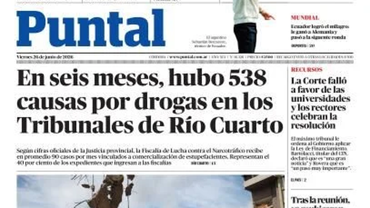 Accedé a la edición impresa de Diario Puntal